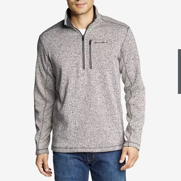Eddie Bauer Men's 1/4 Zip Classic Pullover Sweater radiator Fleece size XL - Picture 1 of 10